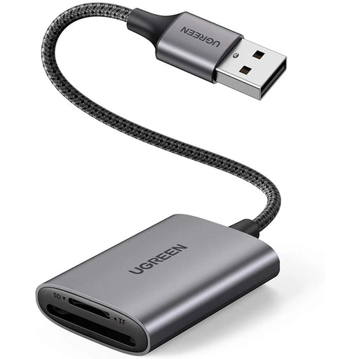 UGREEN 2 in 1 Card Reader USB 3.0 to TF Memory Card Dual Slot Adapter for Mac OS/Windows/Linux - 1
