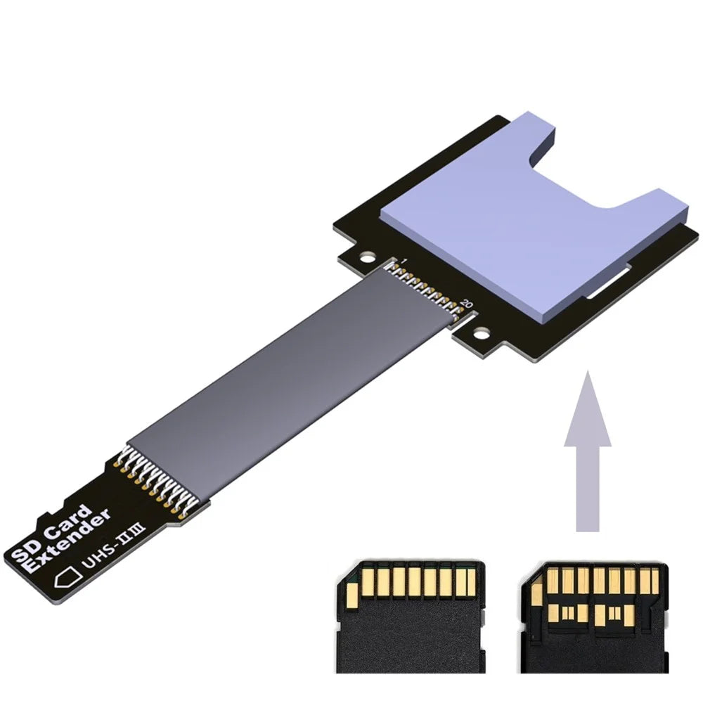 EP-012-B34SF UHS-III TF Card Male Extender to Female SD Card Extension Cable Adapter - 7