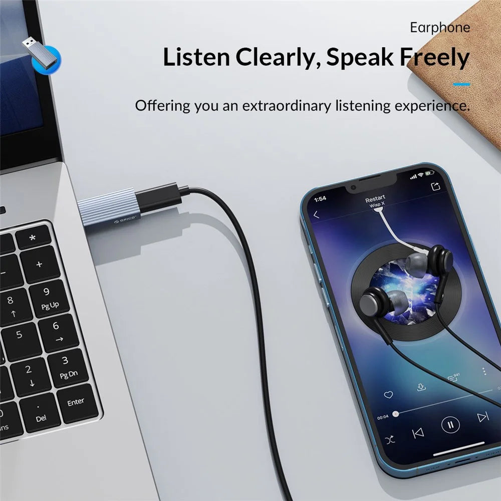 ORICO ORICO-AH-AC10 USB C Female to USB A Male Adapter Power Charger Cable Connector - 7