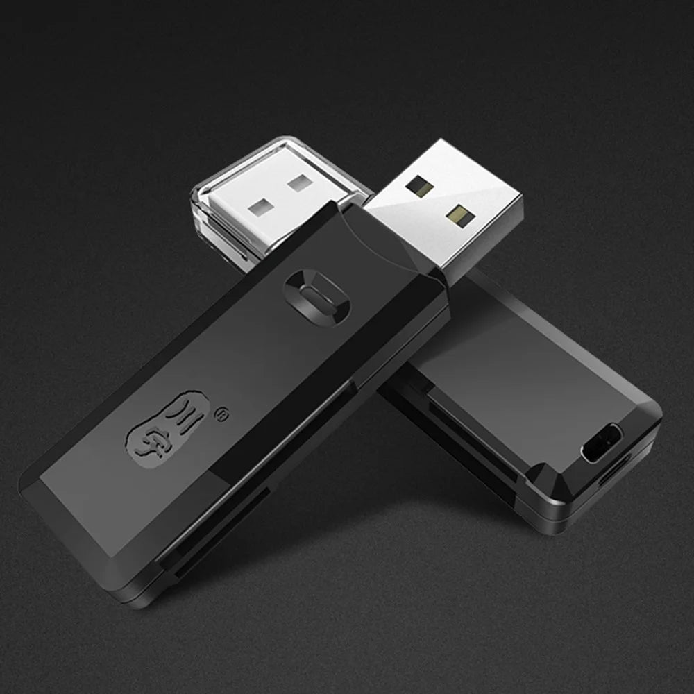 KAWAU C296 MINI USB 2.0 SD TF Memory Card Reader Mini Adapter for SDXC SDHC MicroSDXC MMC II - 5