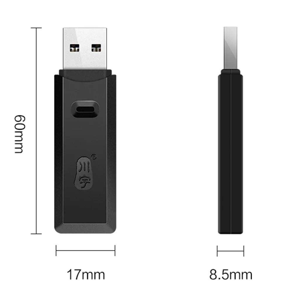 KAWAU C296 MINI USB 2.0 SD TF Memory Card Reader Mini Adapter for SDXC SDHC MicroSDXC MMC II - 6