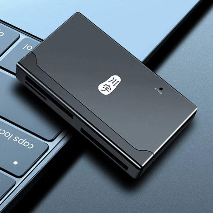 KAWAU C233 USB 2.0 480Mbps High Speed Computer Memory Card Reader for SD / CF / TF / MS Card Reader - 4