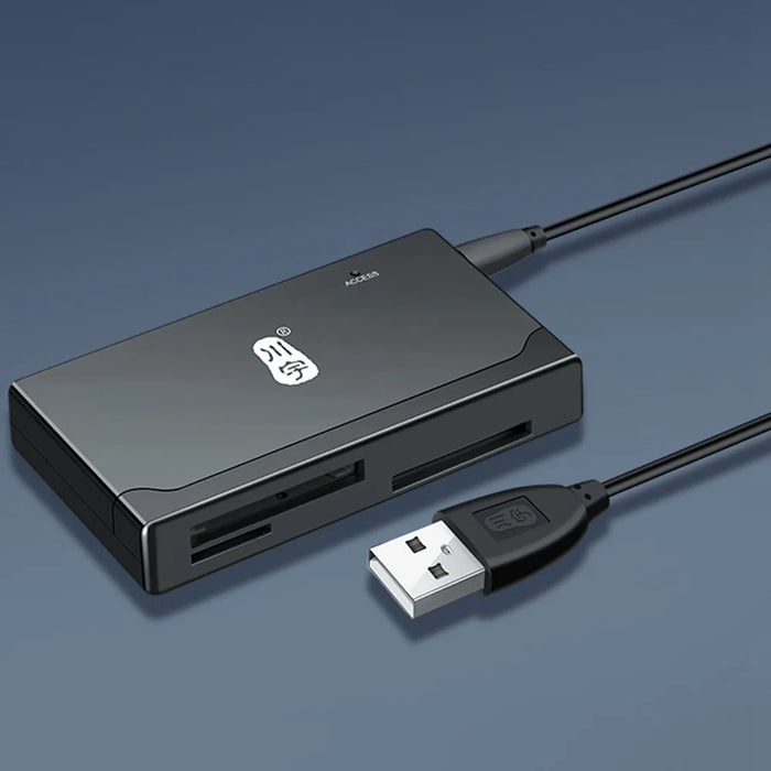 KAWAU C233 USB 2.0 480Mbps High Speed Computer Memory Card Reader for SD / CF / TF / MS Card Reader - 5