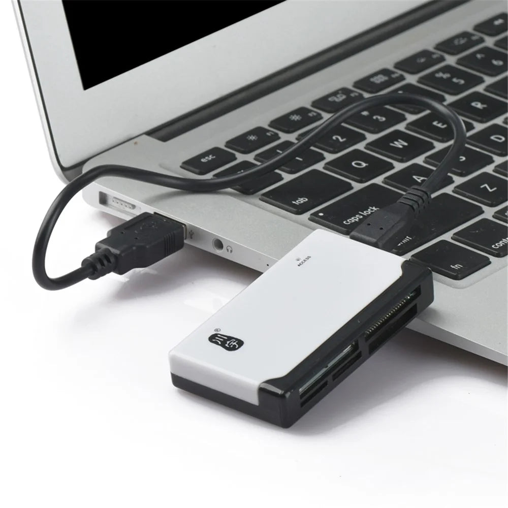 KAWAU C235 USB 2.0 6-In-1 Multi-Card Reader for SD / TF / CF / MS / M2 / XD 480Mbps Fast Transmission Memory Card Reader Hub - 6