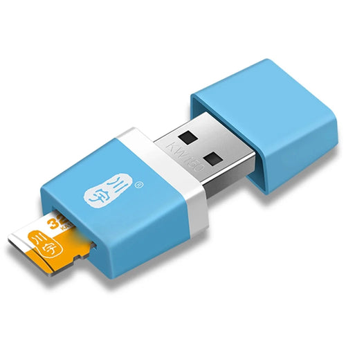 KAWAU C289 T-FLASH 480Mbps High Speed USB 2.0 to MicroSD SDXC SDHC TF Card Portable Card Reader Adapter - 1