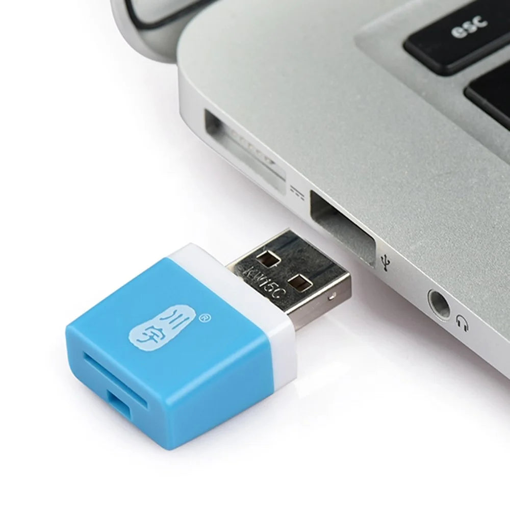 KAWAU C289 T-FLASH 480Mbps High Speed USB 2.0 to MicroSD SDXC SDHC TF Card Portable Card Reader Adapter - 3
