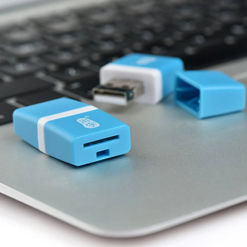 KAWAU C289 T-FLASH 480Mbps High Speed USB 2.0 to MicroSD SDXC SDHC TF Card Portable Card Reader Adapter - 5