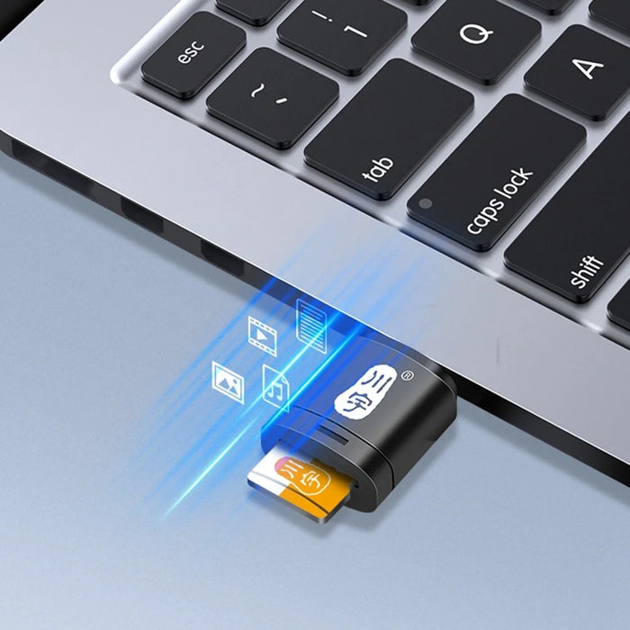 KAWAU C286 USB 2.0 60MB / s TF Card Reader Memory Card Reader Adapter for Computer Laptop - 6