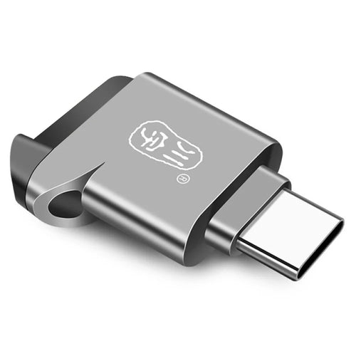 KAWAU C271 USB 2.0 Type-C 480Mbps TF Card Reader Laptop Tablet Phone Memory Card Reader - 1