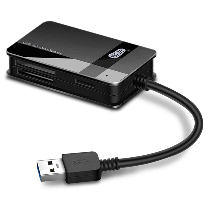 KAWAU C368 USB 3.0 5Gbps High Speed Memory Card Reader for SD / CF / TF / MS Card Reader - 1