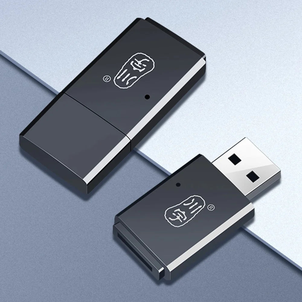 KAWAU C308 USB 3.0 5Gbps High Speed TF Card Reader Computer Memory Card Reader - Black - 2