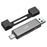 KAWAU C350TDUO USB3.0+Type-C Card Reader Portable Mobile Phone OTG Card Reader Support SD / TF Card Reading - 1