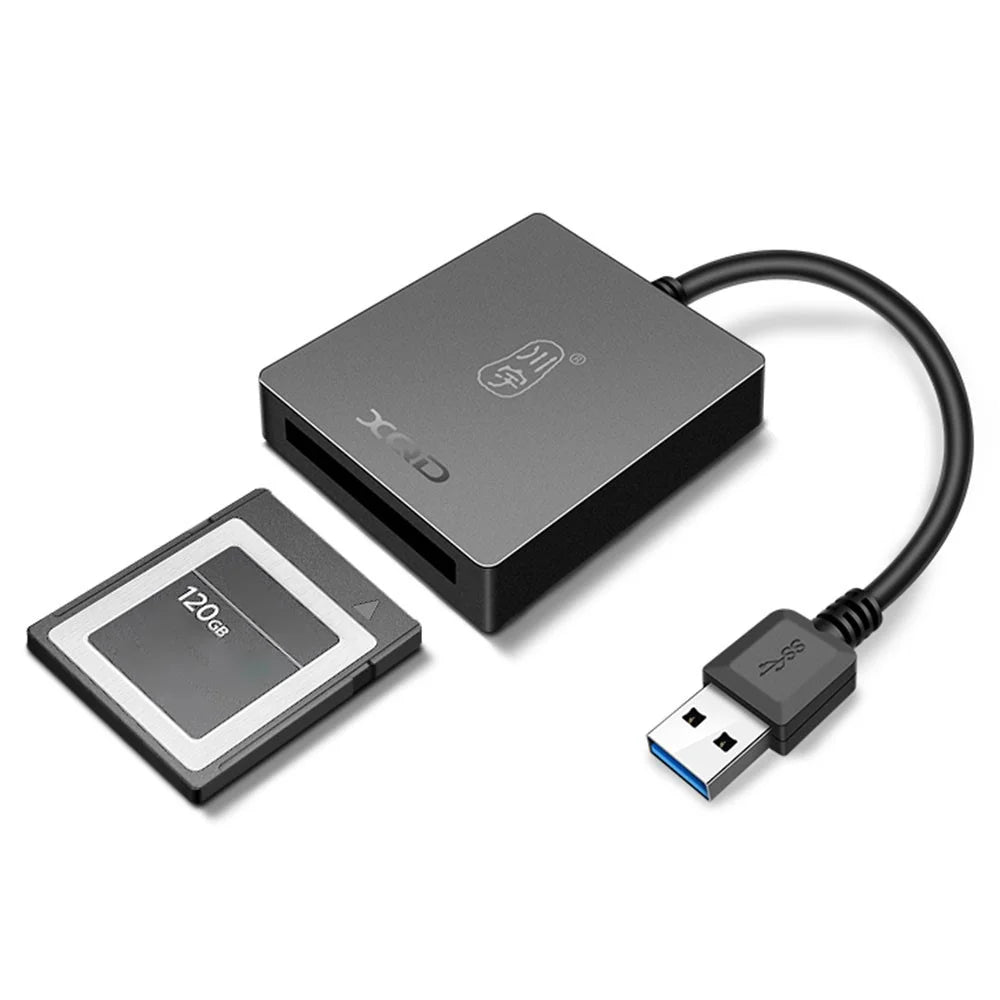 KAWAU C501A USB A XQD Card Reader 300Mb / s High Speed Transfer for Mac OS Windows Linux Android - 2
