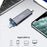 KAWAU C350TL USB3.0+Type-C+Lightning Card Reader Portable Cell Phone OTG Card Reader with TF / SD Interface - 4