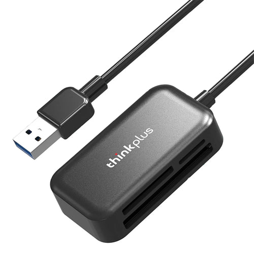 LENOVO Thinkplus USB3.0 3-in-1 Multifunction Card Reader 5Gbps Transmission CF / TF / SD Card Reader - 1
