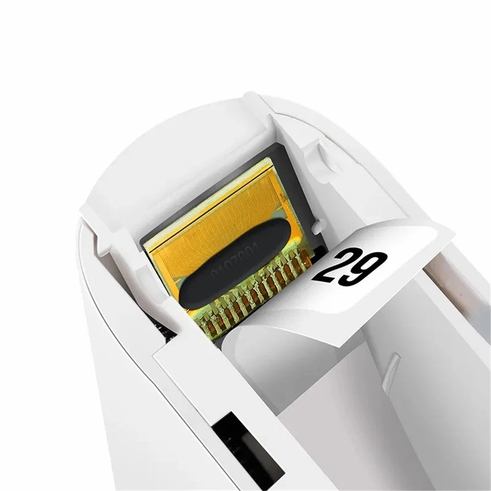 JINGCHEN 1 Roll Thermal Label Printing Paper for D11 Printer White Labeling Tape Replacement for Office Home - 160PCS  /  12x40mm - 7