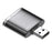 For PC Laptop Camera 2-in-1 SD / TF to USB 3.0 Card Reader Supports SDHC SDXC MMC UHS-I - Tarnish - 1