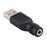 10Pcs DC Power Plug 3.5 x 1.35mm Male To USB 2.0 Male Adapter - 1