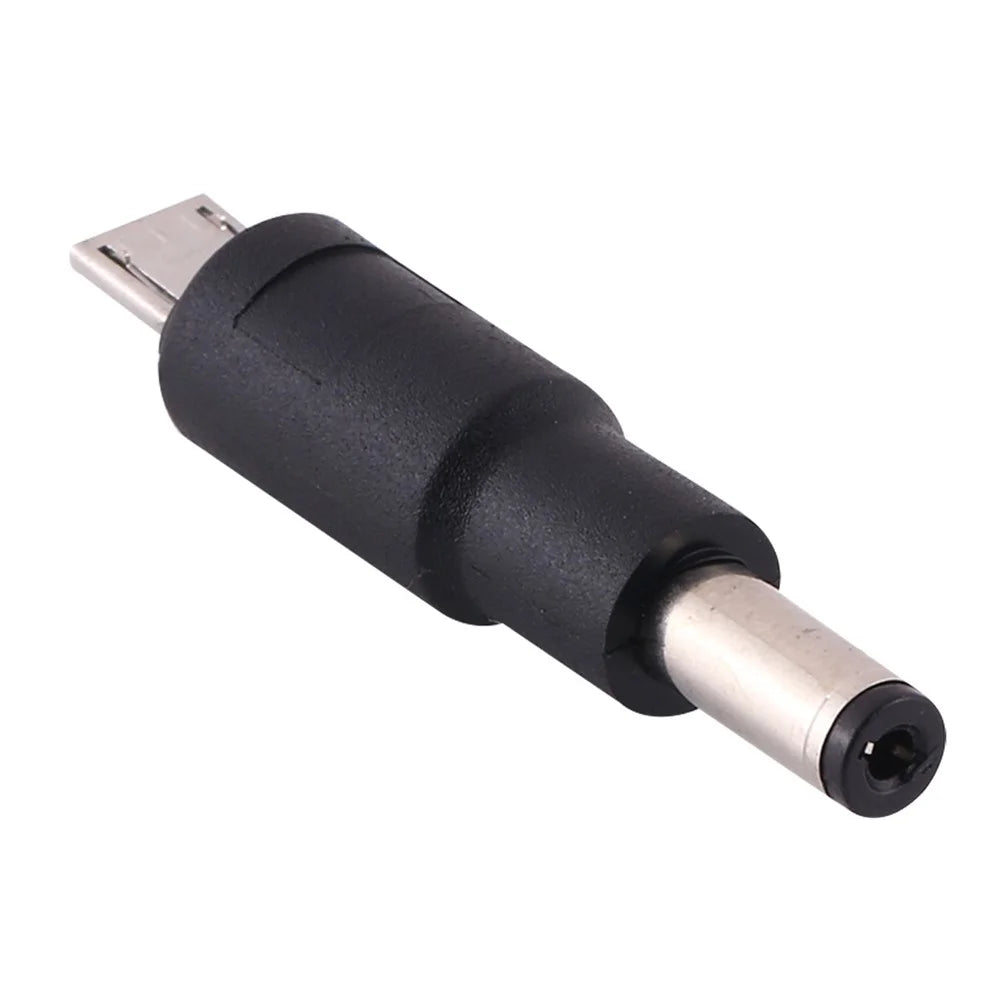 10Pcs DC Power Plug 5.5 x 2.1mm Male To Micro USB Male Adapter - 2