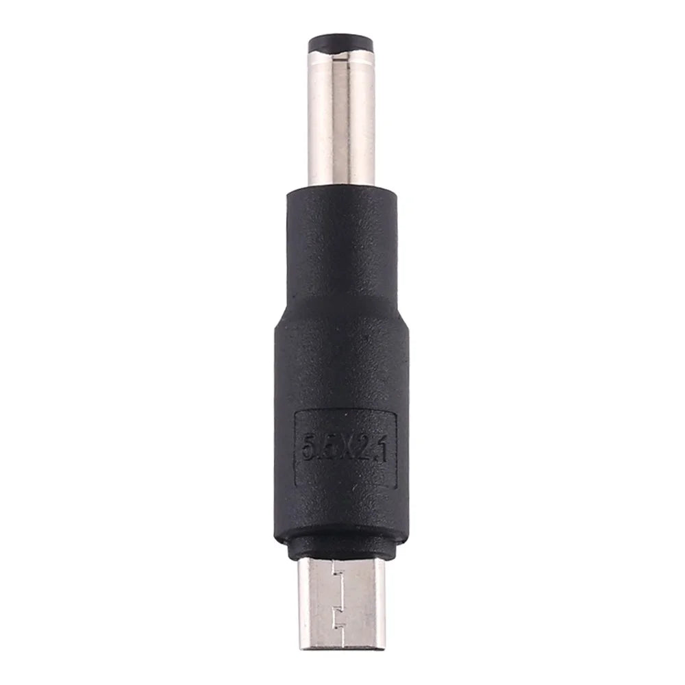 10Pcs DC Power Plug 5.5 x 2.1mm Male To Micro USB Male Adapter - 3