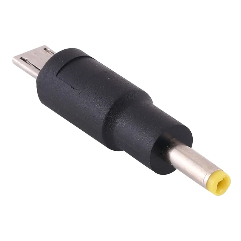 10Pcs DC Power Plug 4.0 x 1.7mm Male To Micro USB Male Adapter - 1
