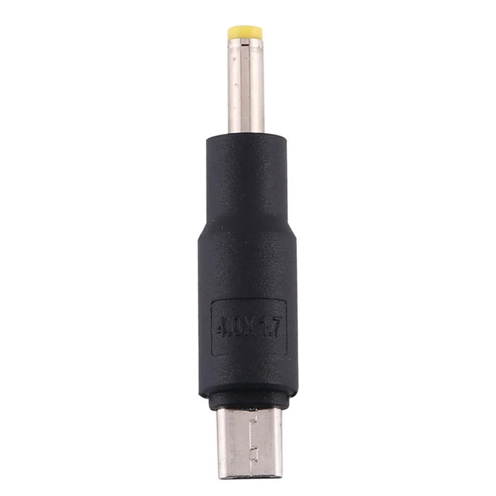 10Pcs DC Power Plug 4.0 x 1.7mm Male To Micro USB Male Adapter - 3