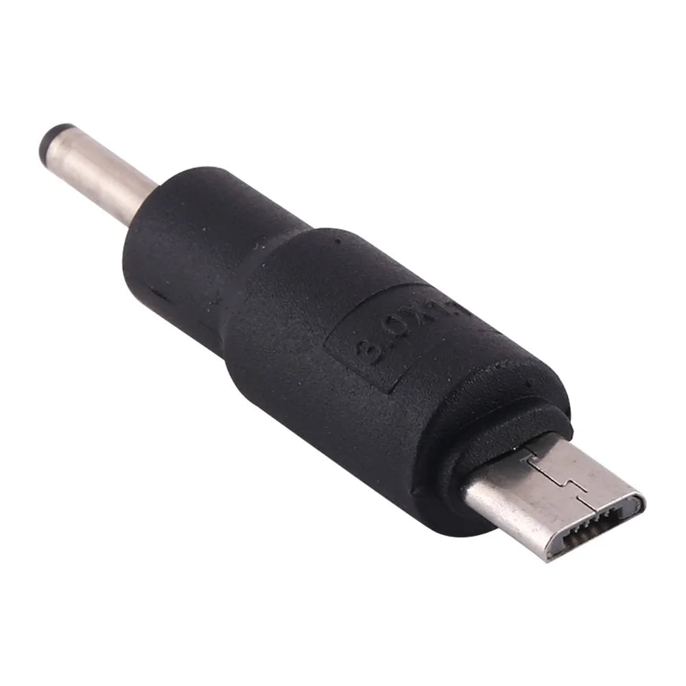 10Pcs DC Power Plug 3.0 x 1.1mm Male To Micro USB Male Adapter - 2
