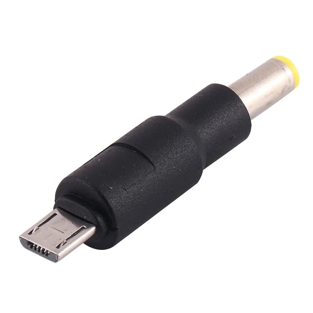 10Pcs DC Power Plug 5.5 x 1.7mm Male to Micro USB Male Adapter - 2