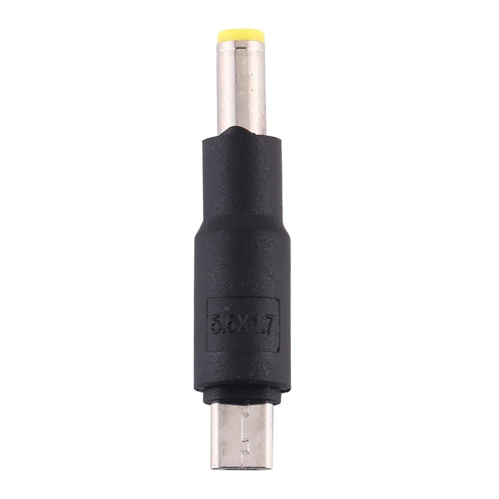 10Pcs DC Power Plug 5.5 x 1.7mm Male to Micro USB Male Adapter - 3