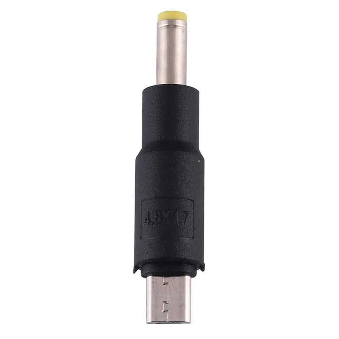 10Pcs DC Power Plug 4.8 x 1.7mm Male To Micro USB Male Adapter - 3