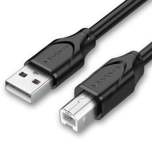 MINDPURE US002 10m USB2.0 Male to Square USB Type-B Male Printer Cable Computer Printing Connection Cord - Black - 1