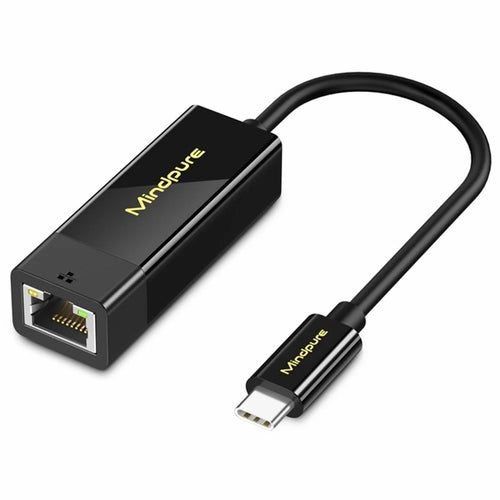 MINDPURE UR005 Type-C to RJ45 100Mbps Ethernet Adapter Phone Laptop External Network Connector - 1