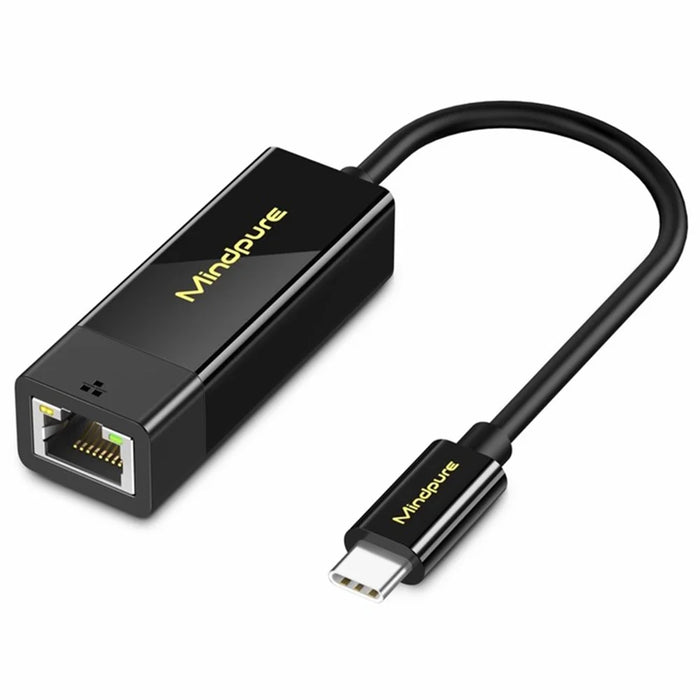 MINDPURE UR005 Type-C to RJ45 100Mbps Ethernet Adapter Phone Laptop External Network Connector - 1