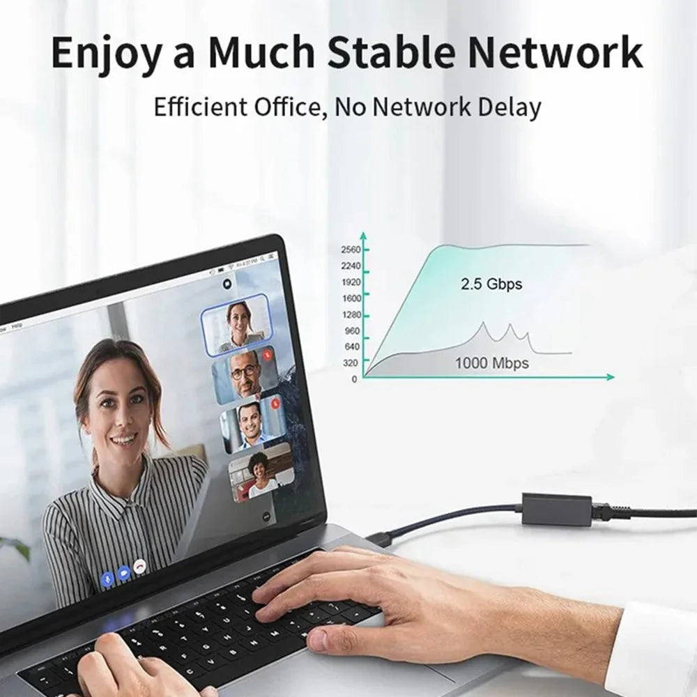 MINDPURE UR001 USB 2.0 to RJ45 100Mbps Ethernet Adapter Computer External Network Connector - Black - 4
