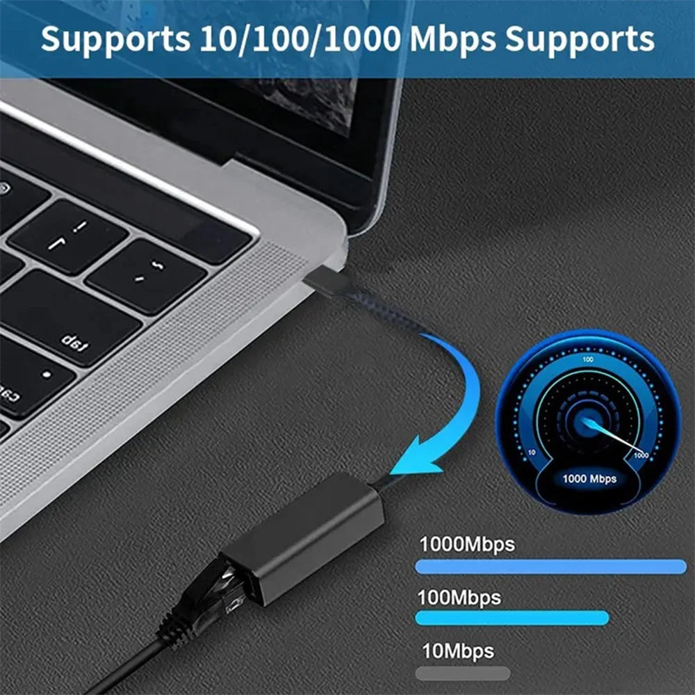 MINDPURE UR001 USB 2.0 to RJ45 100Mbps Ethernet Adapter Computer External Network Connector - Black - 7