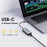 WAVLINK WL-NWU340G USB-C to RJ45 Gigabit Ethernet Adapter 5Gbps Wired Network Converter - 3