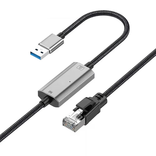 1.2m Gigabit Ethernet USB Adapter Cable USB3.0 to RJ45 LAN Network Cable 1000 / 100 / 10Mbps for Laptop / Desktop - 1
