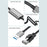 3m Gigabit Ethernet USB Adapter Cable USB3.0 to RJ45 LAN Network Cable 1000 / 100 / 10Mbps for Laptop / Desktop - 5