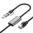 2m USB C + USB to RJ45 Ethernet LAN Cable 2 in 1 Gigabit Ethernet Adapter Cable for iPhone 15 Series / Macbook Pro - 1