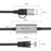 2m USB C + USB to RJ45 Ethernet LAN Cable 2 in 1 Gigabit Ethernet Adapter Cable for iPhone 15 Series / Macbook Pro - 6