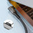 2m Elbow USB-C to Ethernet Adapter Cable 1000 / 100 / 10Mbps Gigabit RJ45 LAN Network Wire - 5