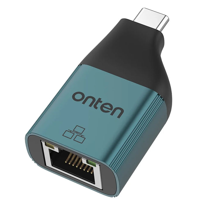 ONTEN UC101H USB-C to RJ45 Ethernet Adapter 100M / 10M Network Speed Converter - 1
