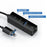 8Pin / USB to USB-A USB-C RJ45 Network Adapter 100Mbps Ethernet Connector - Black - 4