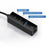 Type-C to USB-A USB-C RJ45 Network Adapter 100Mbps Ethernet Connector - Black - 3