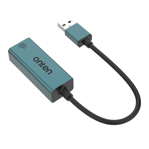 ONTEN 5225 USB 3.0 to RJ45 1000M Network Converter Aluminum Alloy Gigabit Ethernet Adapter - 2