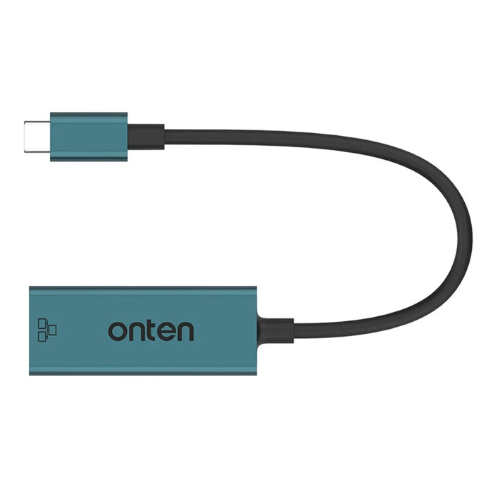 ONTEN 9598D Type-C to RJ45 Network Adapter 100M / 10Mbps Ethernet Converter - 4