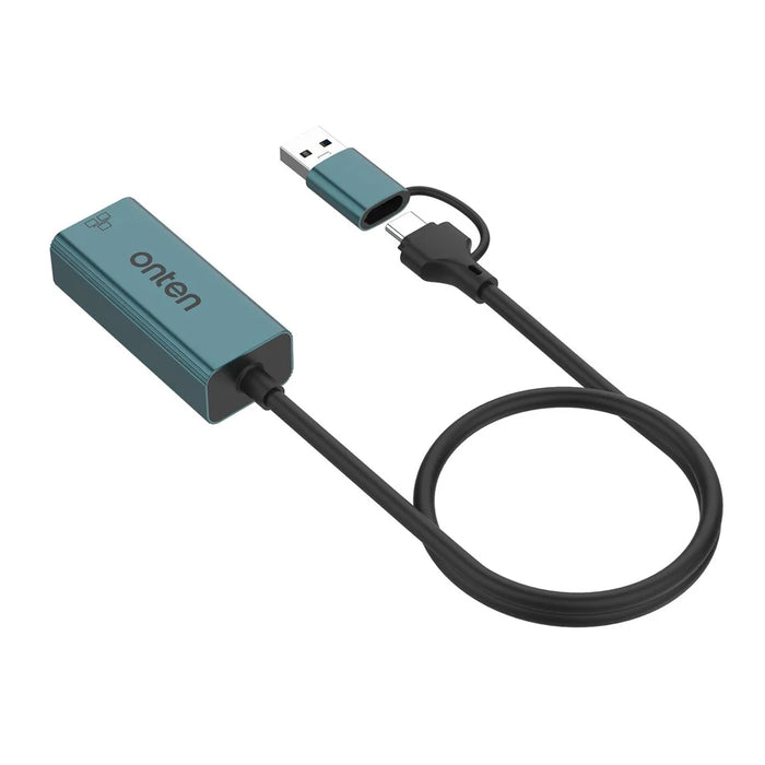 ONTEN UE106 USB 2.0 / Type-C to RJ45 Network Adapter 100M / 10M Ethernet Converter - 3