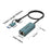 ONTEN UE106 USB 2.0 / Type-C to RJ45 Network Adapter 100M / 10M Ethernet Converter - 5
