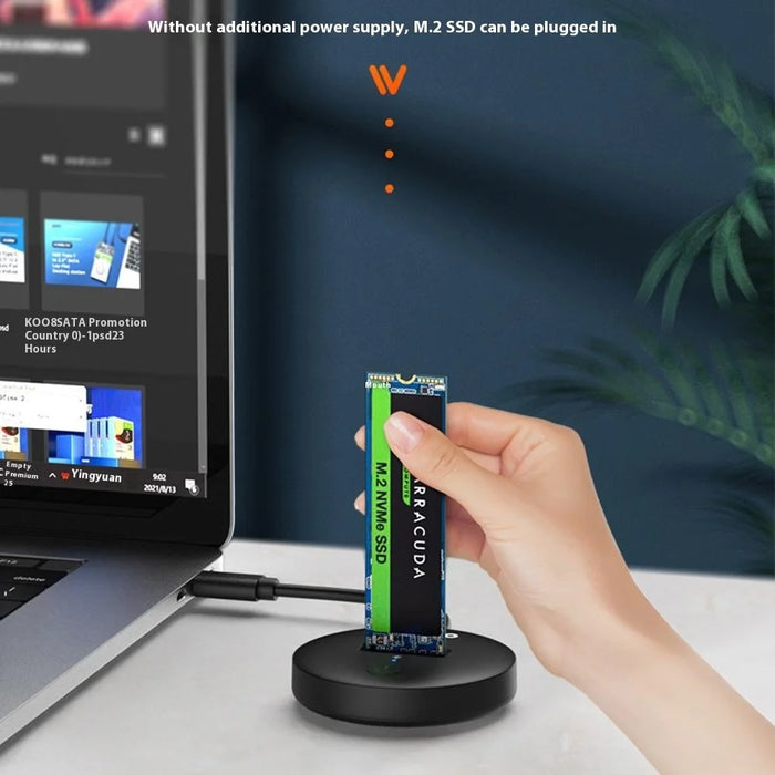 MAIWO K1698P M.2 Nvme SSD Enclosure Pcie External Hard Drive Dock NGFF Type C 10Gbps for Computer / Phone - 3
