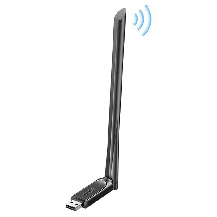 UGREEN AC650 CM496 90339 WiFi Adapter 5G Dual Band 650Mbps Gigabit High Gain USB Wireless Network Card - 1